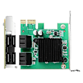 Pikkukuva 5 / 5: Sata-laajennuskortti Sata3.0-sovitin Pcie 4-porttiseen Sata3.0-laajennuskorttiin