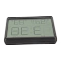 Miniatyrbild 8 av 8: Digital väckarklocka med temperatur-fuktighetsdisplay Väggmonterad digital klocka med stativ Magnetisk svart