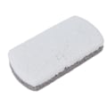 Miniatyrbillede 3 af 8: Fodsten af skumglas - Dobbeltsidet fjerner hård hud - Scrubber - Naturlig pedicure-fil - Eksfoliering til fødder - Grå/hvid
