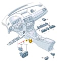 Miniatyrbillede 3 af 5: Elektronisk automatisk parkeringsbremse EPB-kontakt 4K1713111B til Q3 8U