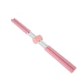 Miniatyrbild 2 av 8: Yogapinnar Stretching Tool Puckelback Corrector Sticks Infällbar rygghållningskorrigeringsstav för vuxet barn Rosa