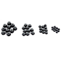 Miniatyrbilde 2 av 2: Anodiserte M5 Nylon Insert SelfLock Muttere Hex Lock Muttere Aluminiumlegering 10stk