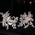 Miniatyrbilde 4 av 5: Bryllups-Hodebånd med Rhinestones - Hårtilbehør for Bryllup - Elegant Hårpynt for Kvinner og Jenter
