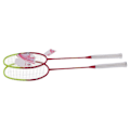 Miniatyrbild 5 av 8: 2 Badmintonracketar för spelare, lätta racketar i kolfiber för vuxna med bärväska