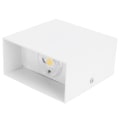 Miniatyrbillede 5 af 8: LED væglampe 7W indendørs firkantet lampe Soveværelse Gang Veranda Balkon Dekoration 100265V (Hvid ShellVarmt lys)