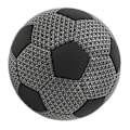Miniatyrbillede 4 af 8: Reflekterende fodbold i PU-læder, holdbar og slidstærk, reflekterende fodbold til indendørs og udendørs skoletræning
