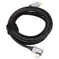 Pikkukuva 5 / 8: 2m 100W 4K Oikea kulma 5A Type C PD -kaapeli Huawei-puhelimille ja -tableteille USB C - USB C -kaapeli
