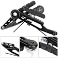 Miniatyrbillede 8 af 8: Et par aluminiumslegering højstyrke sort foldecykel lang arm V-bremse 412 modificeret cykeltilbehør