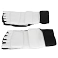 Miniatyrbillede 2 af 8: 2 stk Taekwondo Foot Guard Boksebeskyttelse Ankelstøtte til voksne børn Kickboxing Gym Træning Sort og hvid M