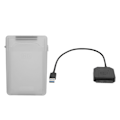 Pikkukuva 3 / 8: Kovakeaselevyn sovitinkaapelin HDD/SSD-muunninjohto virtalähteellä ja kotelolla EU-pistoke 100-240V Harmaa