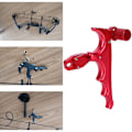 Pikkukuva 5 / 8: Metal 4-Finger Bow Release Caliper Thumb Trigger Grip Hunting Shooting AccessoriesRed