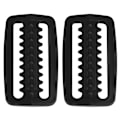 Miniatyrbillede 1 af 8: 2 STK Heavy Duty ABS Letvægts Slide Spænde Rem Bælteholder Dykkertilbehør Sort