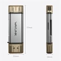 Miniatyrbild 5 av 5: USB C & USB 3.0 Dubbelkontakt Micro-SD/TF-Kortadapter