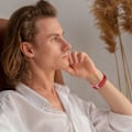 Miniatyrbillede 5 af 6: Smart Watch Læder Udskiftningsrem Rød Smart Watch Rem Til FIT Watch