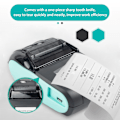 Miniatyrbillede 7 af 8: 58 mm kvitteringsprinter Bærbar termisk Bluetooth-printer 100‑240V