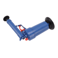 Miniatyrbilde 5 av 8: Air Drain Blaster Multipurpose Drain Clog Remover Tool med 4 gummiplugger for gulvavløp vask kloakk badekar mørkeblå