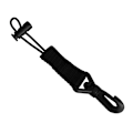 Miniatyrbillede 2 af 5: Mundstykkeholder til dykkerregulator med webbing og clips, sort