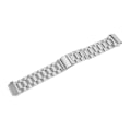 Miniatyrbillede 8 af 8: Metalurrem til Garmin Forerunner 965/955 Rustfrit stål Justerbar erstatningsarmbåndsurrem 22 mm Sølv