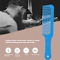 Miniatyrbilde 7 av 8: Profesjonell Salong Wave Tooth Hair Combs Frisør Styling Barber Stylist Tool Blå