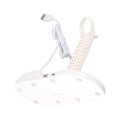Miniatyrbilde 6 av 8: 4 i 1 trådløs lader, hurtig trådløs ladestasjon, brakettstøtte for iPhone 14, for iWatch, for IOS-ørepropper, hvit