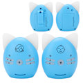 Miniatyrbillede 8 af 8: Trådløs lyd babyalarm tovejs tale lydalarm natlys hjemme lydalarm 100-240V(EU stik )