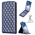 Miniatyrbillede 4 af 5: Til Samsung Galaxy A35 5G Etui Kortholder Vertikal Flip Læder Cover-B11 Blå