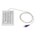 Miniatyrbild 5 av 8: Numerisk knappsats med 21 tangenter DC 5V linjär åtgärdsomkopplare Mini Bärbar USB numerisk knappsats med halkfria fötter för bärbara stationära datorer