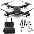 Miniatyrbillede 1 af 8: M918 2.4GHZ Tre-hastigheds Foldbar RC Quadcopter Professionel Helikopter RC Drone