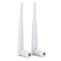 Miniatyrbilde 5 av 8: 2 STK 2,4G/ 5G Dual Band WiFi-antenne 4DBi Omni RP-SMA grensesnittantenne