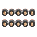 Miniatyrbilde 4 av 8: 10 stk Biljard Snooker Pool Cue Pole Tip Reservedeler Utstyr Tilbehør (12mm)
