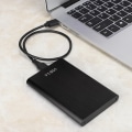 Miniatyrbillede 4 af 8: 2,5-tommer SATA USB 3.0 bærbar 7-9,5 MM harddisk SSD-kabinet eksternt bærbar disk-etui (sort)