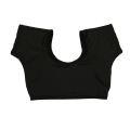 Miniatyrbillede 1 af 8: Underarm Sweat Vest Kortærmet Sweat Absorption Pullover Design Vaskbar Armhule Sweat Vest til Kvinder Piger Sort M