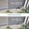 Miniatyrbilde 5 av 5: 20 Mesh Rustfritt Stål Gnager Nett Stivt og Fint, 4 stk. Aluminium-Magnesium Legering Fint Nett for å Forebygge Mus Rotte Insekter Slanger Mygg 30 x 21cm