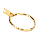 Miniatyrbillede 3 af 8: Blank Ring Base Stål Korte Fire Kløer Udsøgte blanke lette fingerringe Komponenter til gør-det-selv-håndværk Smykkefremstilling af guld