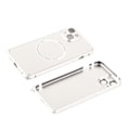Miniatyrbild 1 av 8: Magnetisk phone case för IOS-telefon 14 360 graders skydd Reptåligt professionellt cover Silver