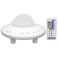 Miniatyrbillede 5 af 8: LED-nattelys USB RGB Bluetooth-projektorlys Projektionslampe til festdekoration Fødselsdagsgaver