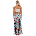 Miniatyrbillede 1 af 5: Leopard Print Bohemian Maxi Skirt til kvinder M National print