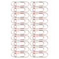 Pikkukuva 2 / 8: 20 kpl Iron kynäpidikkeet Rose Gold kynäpidikepidikkeet Pienet kannettavat kynäpidikkeet paperitavaroihin toimistoasiakirjoihin