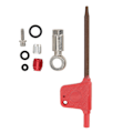 Miniatyrbillede 8 af 8: T8 Rød Flag Nøgle Cykel Oliven Forbindelse Indsæt Kit Cykel DIY Reparationssæt til SRAM LEVEL RED HRD ETAP S900 ELI XIR
