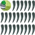 100 pcs Lawn Mower Blade, Plastic Replacement Blade, Lawn Mower Replacement Blade, Plastic Knife Blade for Bosch Durablade