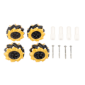 Pikkukuva 1 / 8: Mecanum Wheel Omni Directional Smart Robot Auton osat Tarvikkeet Tee itse lelukomponentit 80mm (2 paria)