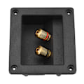 Miniatyrbillede 2 af 8: Akustiske komponenter til HiFi-højttaler 2 Kobberbindingspost Terminal Kabelstik Box Shell