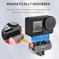 Miniatyrbilde 2 av 5: Sports Camera Hurtigutløserfeste Magnetisk Adapter