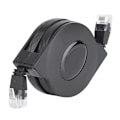 Miniatyrbilde 6 av 8: 1 stk Ny justerbar uttrekkbar CAT6 RJ45 Lan nettverkskabel svart (2m)