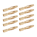 Miniatyrbilde 3 av 8: 2,0 mm Bullet Banana Connectors Rent kobber Nikkelbelagt Bullet Banana Connectors for Line Plug In