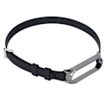 Miniatyrbilde 4 av 8: Rem for Xiaomi Mi Band 6/5 NFC med metallspenne i silikon, svart