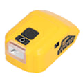 Miniatyrbilde 4 av 8: Batteriladeradapterkonverter LED-arbeidslys for 14V‑22V USB-lading DC12V-utgang DCB090 med 12VDC-hull
