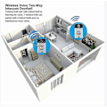 Miniatyrbillede 2 af 5: Tovejs Trådløs Intercom Med Indbygget Højttaler, Adgangskontrolsystem, Op Til 6 Måneders Standby 100*60*14.8mm Zekai