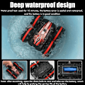 Miniatyrbilde 3 av 8: Amfibisk RC-bil for barn Gest sensor 4WD Vanntett Fjernkontroll Monster Truck Stuntbil Jenter for gutter Jenter