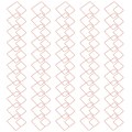 Miniatyrbillede 2 af 8: Papirclips i jern til kontor, firkantet dokumentbogmærke, markering, clips, kontorartikler